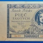 1930. 5 Złotych EF-