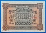 1923.  1.000.000 Mark VF+