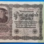 1922.  50.000   Mark VF