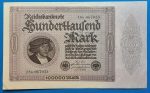 1923.    100.000 Mark VF+