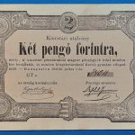 1849. 2 Pengő Forintra AUNC