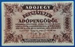 1946. 100.000    Adópengő EF fehér papíron - sorszám nélkül