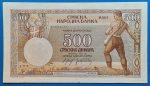 1942. 500 Dinara VF