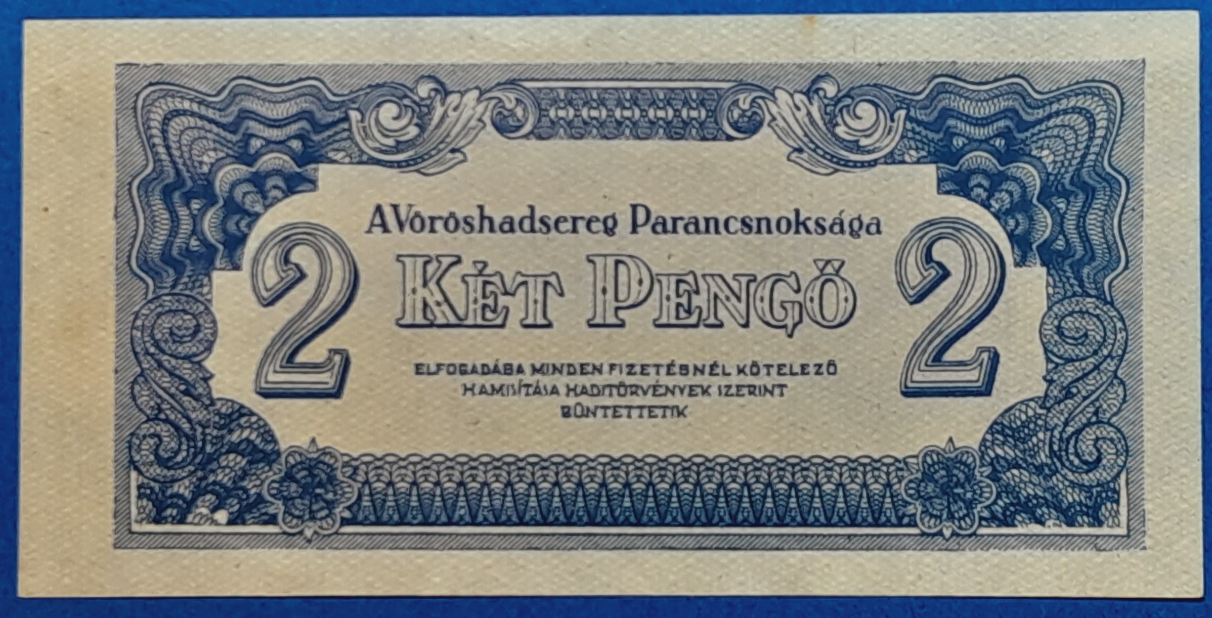B0919-1 1944. 2 Pengő AUNC Vöröshadsereg - Image 1