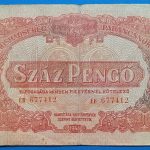 1944. 100 Pengő F Vöröshadsereg "színhibás"