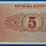 1990.   5 Tolarjev UNC