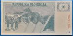 1990.  10 Tolarjev AUNC+ - Image 2