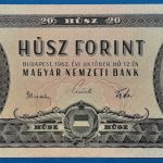1962.10.12   20 Forint UNC