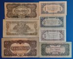 1944.    1-100 Pengősor  EF-F Vöröshadsereg 7 db