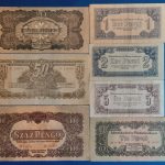 1944.    1-100 Pengősor  EF-F Vöröshadsereg 7 db