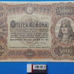 1920. 5.000 Korona F+  "nagy alakú" Orell Füssli nyomdahely jelöléssel