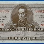 1928. 1 Boliviano UNC