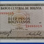 1962. 10 Pesos UNC