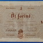 1848.  5 Forint  VF Kossuth "barna változat" debreceni kiadás