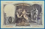 1931. 50 Pesetas VF - Image 2