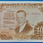 1953.  100 Pesetas EF