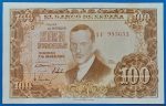 1953.  100 Pesetas EF