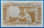 1953.  100 Pesetas EF - Image 2