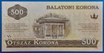 2016.  500 Balatoni Korona UNC - Image 2