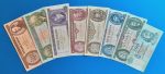 1962- 2003 -ig 8 db-os Forint sor, 10-5.000 Ft-ig,  VF+  -  F