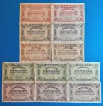 1946. 12 db-os Adópengő sor EF-F