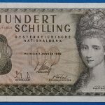 1969. 100 Schilling EF
