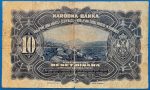 1920. 10 Dinara VG - Image 2
