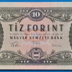 1960.08.24.      10   Forint  VF