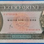 1983.11.10. 1.000 Forint  F "D" betűjeles