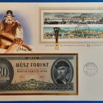 1975.10.28.  20 Forint   UNC  Első napi bélyegzés