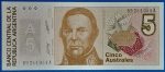 1985-1989. 5 Austral UNC