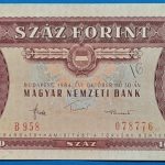 1984.10.30 100 Forint  F+