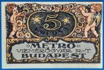 1920.  5 Korona UNC "METRO" vízmérőgyár RT