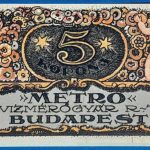1920.  5 Korona UNC "METRO" vízmérőgyár RT