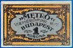 1920.  1 Korona EF "METRO" vízmérőgyár RT