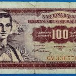 1955. 100 Dinara F