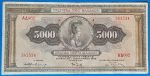 1932. 5.000 Drachmai F
