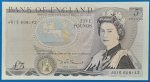 Brit 5 fontos bankjegy előoldala - II. Erzsébet királynő