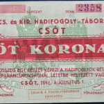 Csót 1916. 5 Korona EF