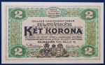 Hajmáskér  1916. 2 Korona UNC