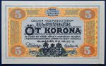 Hajmáskér  1916. 5 Korona UNC
