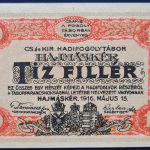 Hajmáskér  1916. 10 Fillér UNC