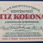 Kenyérmező  1916. 10 Korona UNC