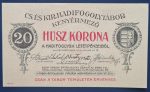 Kenyérmező  1916. 20 Korona UNC