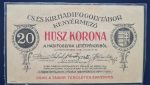 Kenyérmező  1916. 20 Korona AUNC