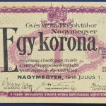 Nagymegyer 1916. 1 Korona UNC