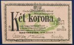 Nagymegyer 1916. 2 Korona UNC