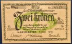 Nagymegyer 1916. 2 Korona UNC - Image 2