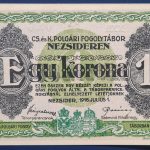 Nezsideren 1916. 1 Korona UNC