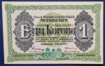 Nezsideren 1916. 1 Korona UNC